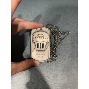 Oakley Employee Dog Tag LE Serial 17/50